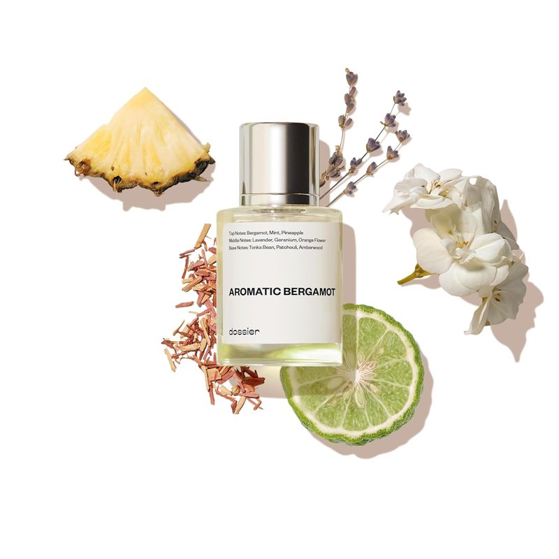 Dossier - Aromatic Bergamot Perfume 1.7 Fl Oz (50ml) | Inspired by Y.S.L MY-SLF, Vegan & Paraben Free