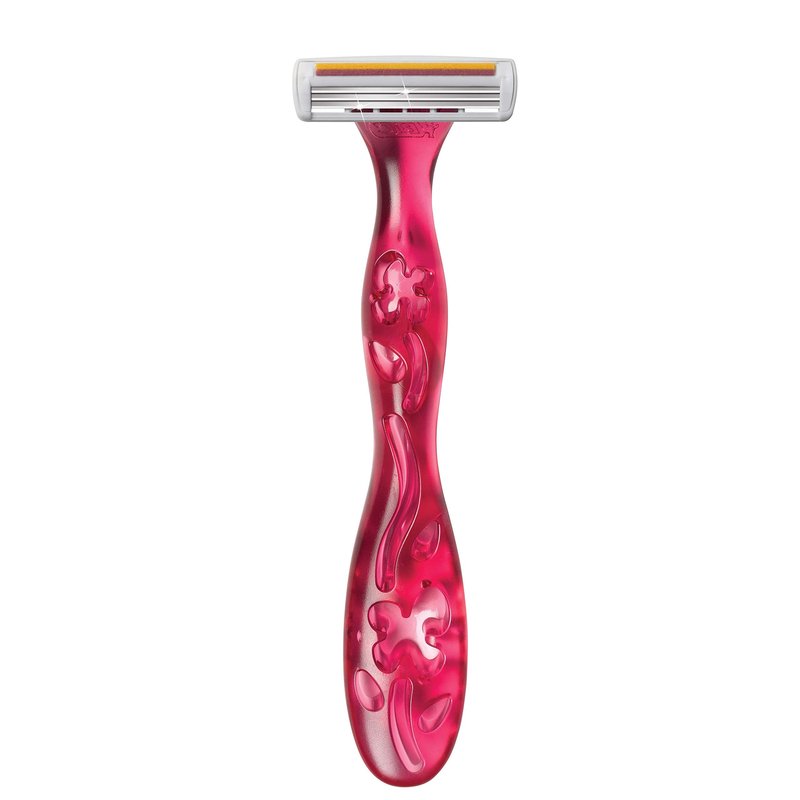 BIC Soleil Simply Smooth Women's Disposable Razors, 3 Blades With Moisture Strip For a Silky Smooth Shave, 10 Piece Razor Set