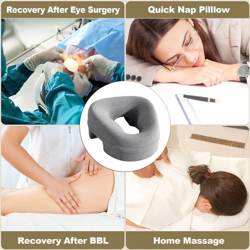 Skiennix Face Down Pillow - Comfortable Massage Headrest for Prone Sleeping | Ideal for Recovery