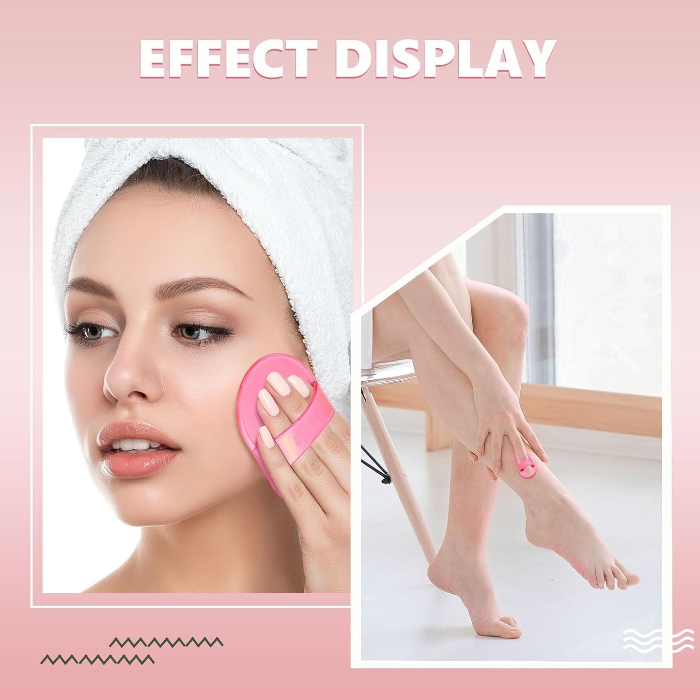 Smooth Away 102-Piece Exfoliation Kit | Gentle Hair Removal Pads for Women & Girls - 2 Sizes Available