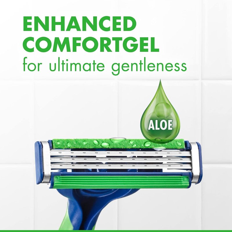 Gillette Sensor3 Sensitive Men's Disposable Razors - 4 Pack for a Smooth Shave