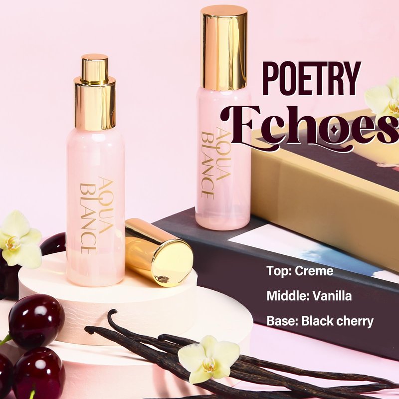 AQUA BLANCE Body Spray for Women, Body Fragrance Mist Gift Set, 3-Pack, Each 60ml/2.1 FlOz, Travel Size Three Scents, Womens Body Spray