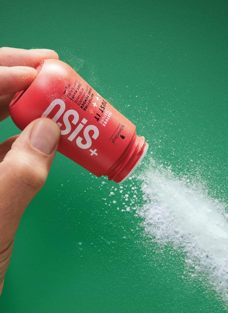 OSiS+ Dust It – Mattifying Volume Powder for Hair – Lasting Hold for Strong Control and Separation – Matte Effect Root Lifting Powder for Wild Hair Styling and Volumizing, 0.35 oz