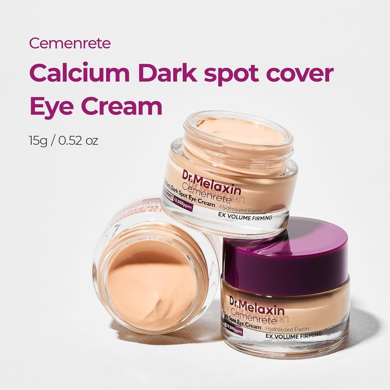 Dr. Melaxin Calcium Eye Cream - Niacinamide & Calcium Gluconate for Dark Circles | 15g | Firming & Hydrating