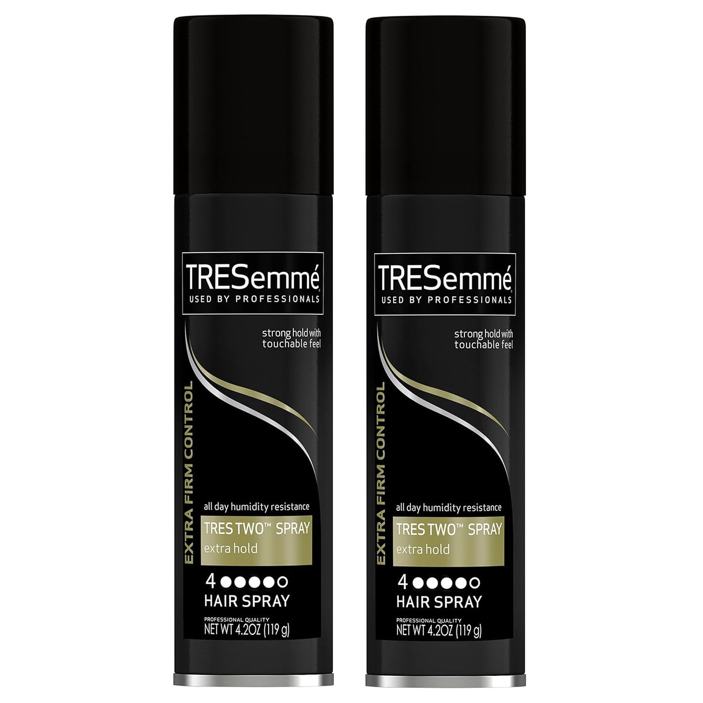 TRESemmé Extra Hold Hairspray - Strong Humidity Resistance & Frizz Control | 2-Pack of 4.2 oz