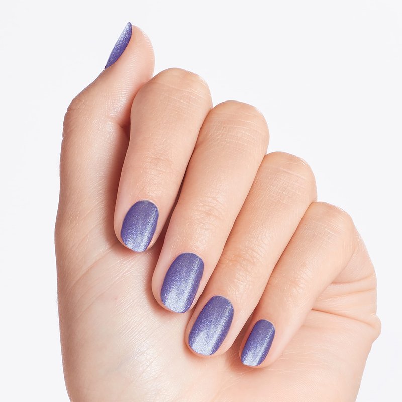 OPI Nail Lacquer You Had Me at Halo | Opaque Bright Blue Shimmer Chip Resistant Nail Polish | Xbox Collection