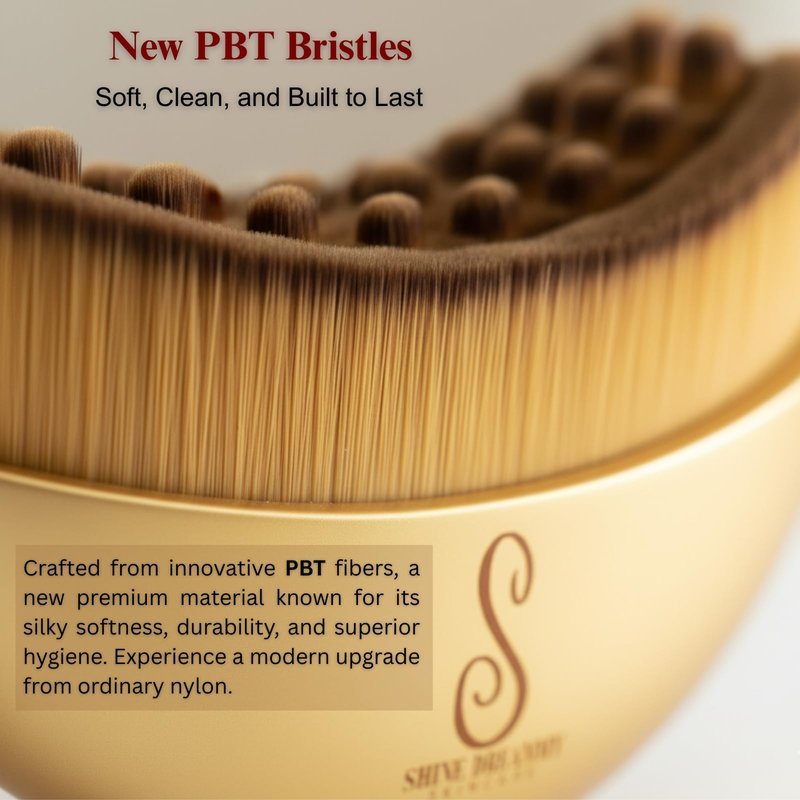 Lymphatic Contour Face Brush-Instruction Included-for Facial Sculpting. Anti-Puffiness, Detox & Lift, Improves Skin Glow & Absorption. Guasha Depuff Lift Brush for Face Neck Chin Massage Tool
