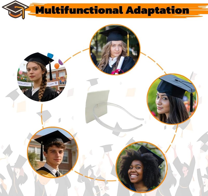 Skiennix Graduation Cap Headband - Stylish Accessory for Glasses Wearers | Perfect for Graduates
