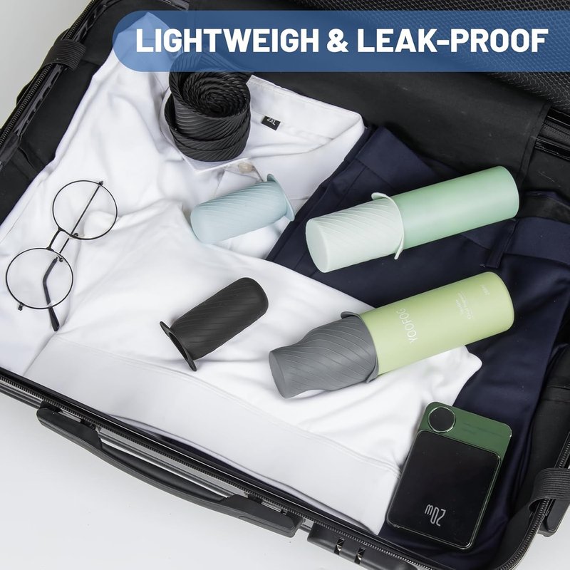 Mrsdry 13pcs Set Travel Bottles with Covers, Leak Locks Travel Accessories for Shampoo, Conditioner, Wash, Body