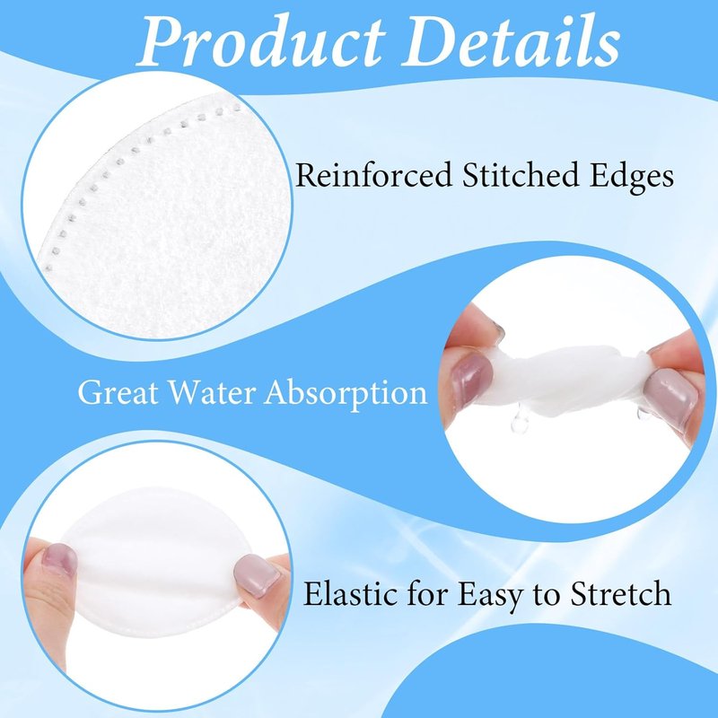 2000 Pcs Cotton Rounds by Premium - Soft Exfoliating Facial Pads for Makeup Removal | Double-Sided Toner Applicators