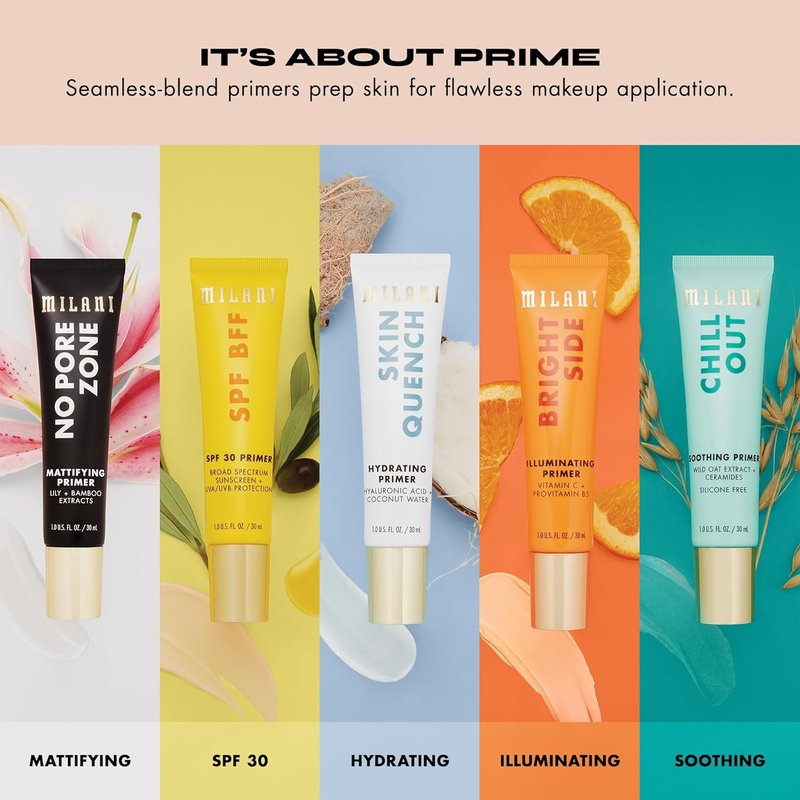 Milani Make It Last Setting Spray - 3-in-1 Natural Finish Primer & Setting Spray | Bright Side Makeup Primer
