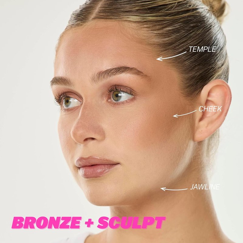 BASMA Beauty Buttery-Soft Bronzer - Talc-Free, Buildable Coverage, Vegan | Light Bronze with Neutral Undertones