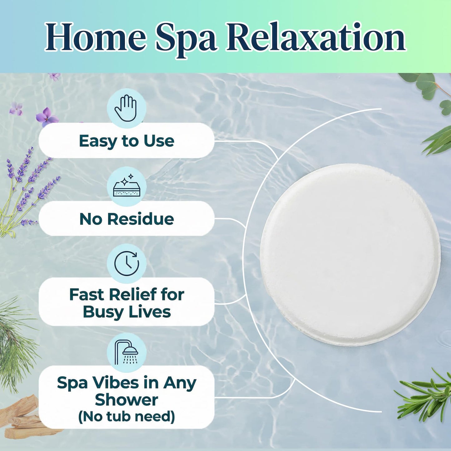 RAQEHO 8 Shower Steamers Aromatherapy - Relaxing Spa Steamers Self Care Body Relief Shower Bombs Essentials Eucalyptus Shower Tablets Stocking Stuffers Christmas Gifts White Elephant Gifts for Women