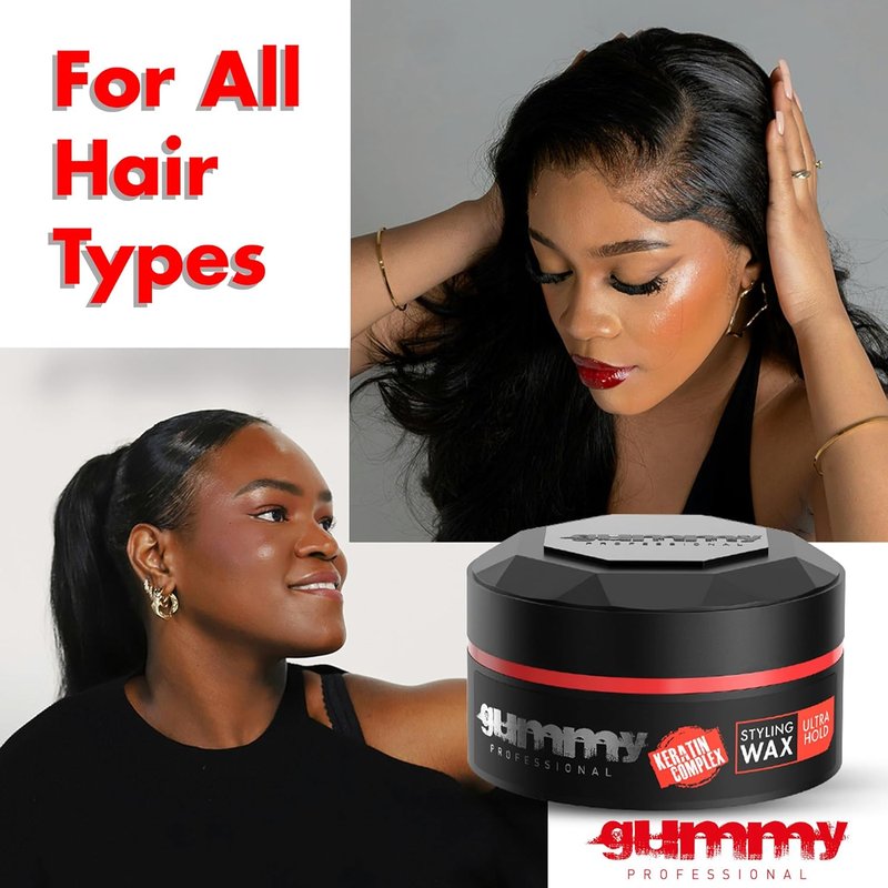 Professional Hair Styling Wax for Men - Ultra Hold Water-Based Pomade with Provitamin B5 & Keratin | 150ml