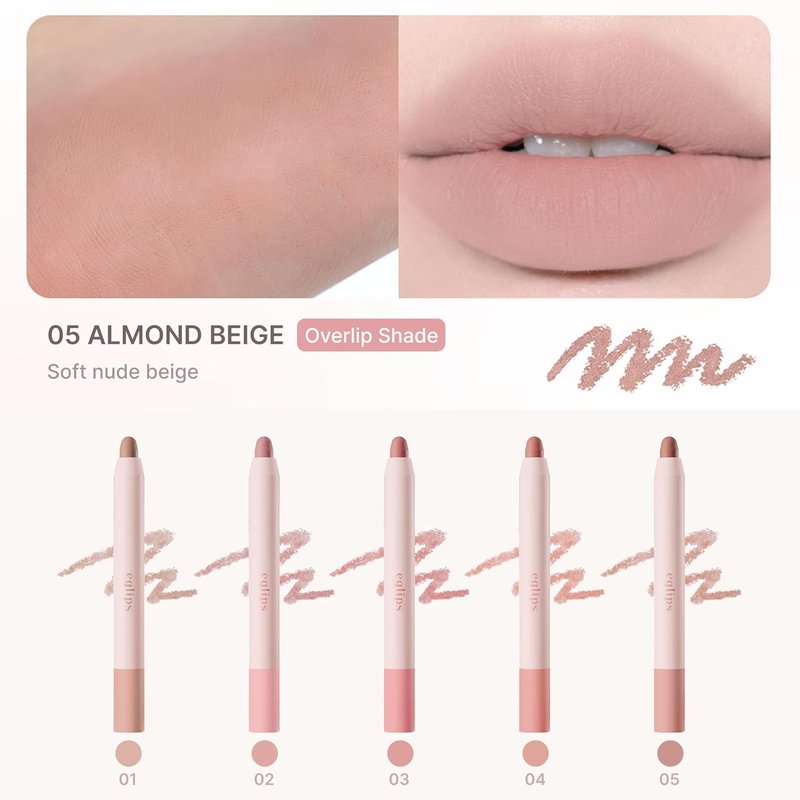 Cover Fit Lip Base - Lightweight Lip Color Primer Pencil for Smooth, Long-Lasting Wear | 03 Rose Valenti