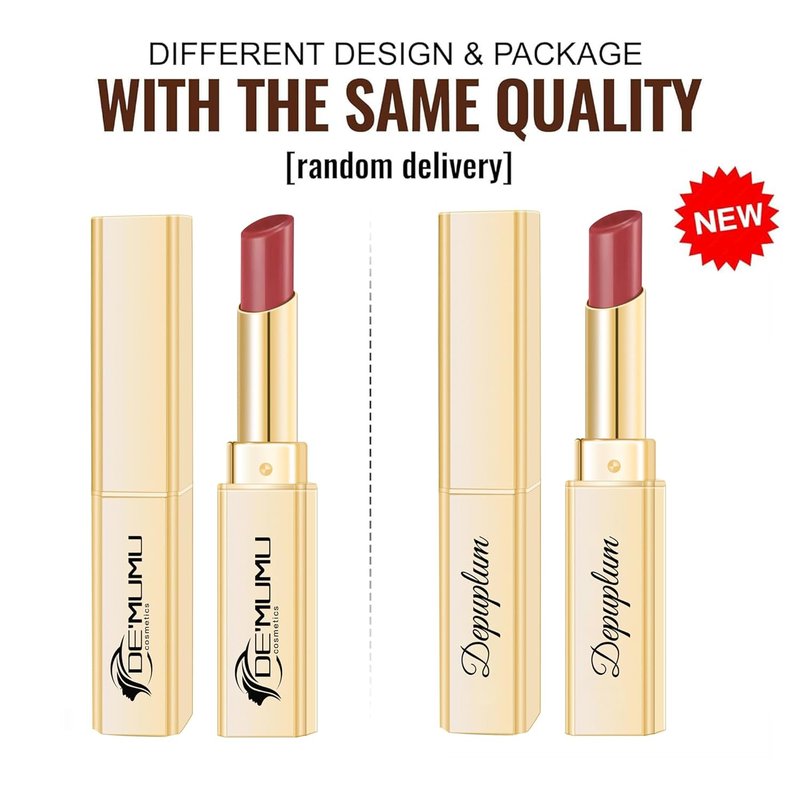 Brown Lipstick for Women - Moisturizing Tinted Lip Balm | Hydrating Glossy Finish for Dry Lips (DM72 Brown)