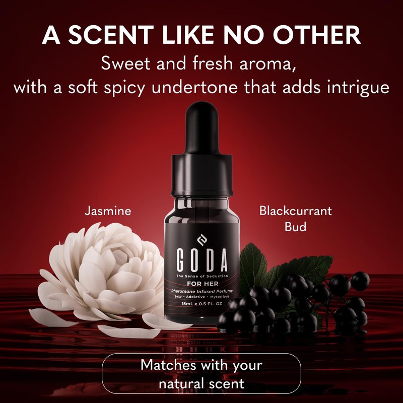 GODA for Her Perfume and Silk Body Oil for Women - Perfect Bundle for Your Daily Stunning Beauty and Attraction