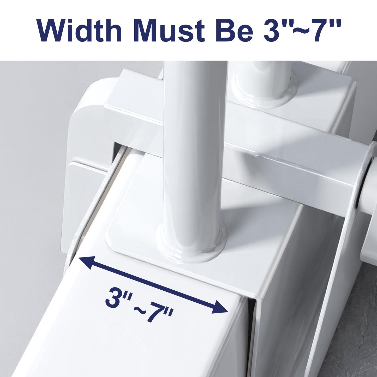 Bathtub Handle Grab Bar, Bathtub Safety Rail & Shower Grab Bars for Seniors, Baby, Elderly, and Disabled, Fits 3"–7" Tub Walls, Waterproof Non-Slip Handle and Holds 300lbs