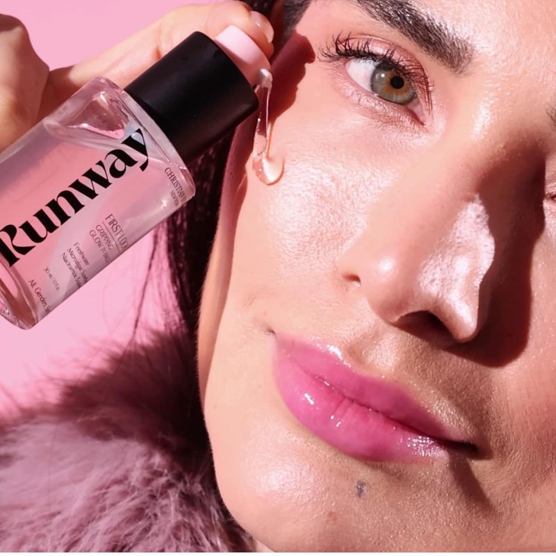 FIRST LOOK Gripping Glow Makeup Primer - Hydrating Serum with Niacinamide & Squalane - 30 ml / 1 fl oz