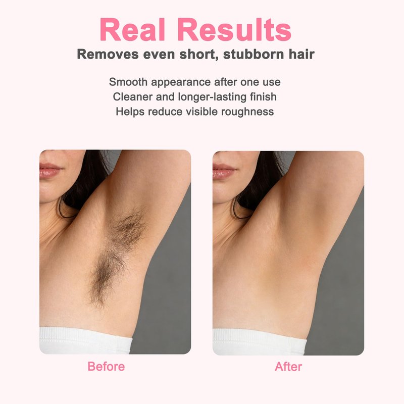 Bccdeuy Hair Removal Cream for Women & Men, 120g - Gentle Aloe & Jojoba Formula for Underarms, Arms, Legs & Bikini Line - Smooth Skin in Minutes