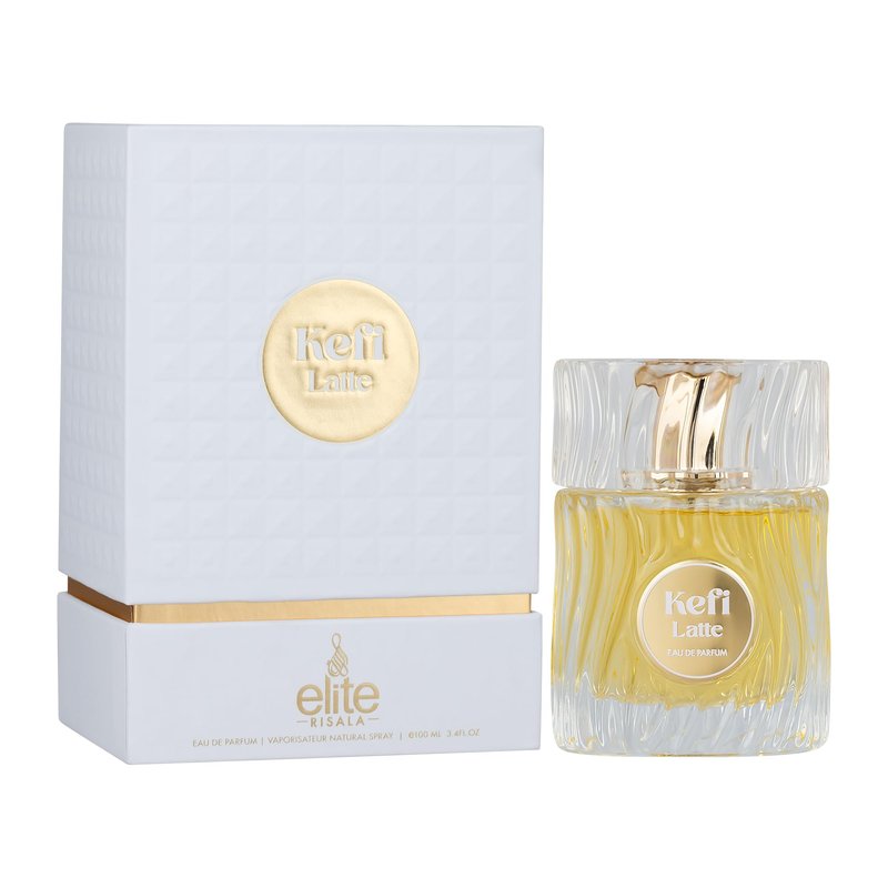 Risala Elite Kefi Latte for Unisex Eau de Parfum Spray, 3.4 Ounce / 100 ml