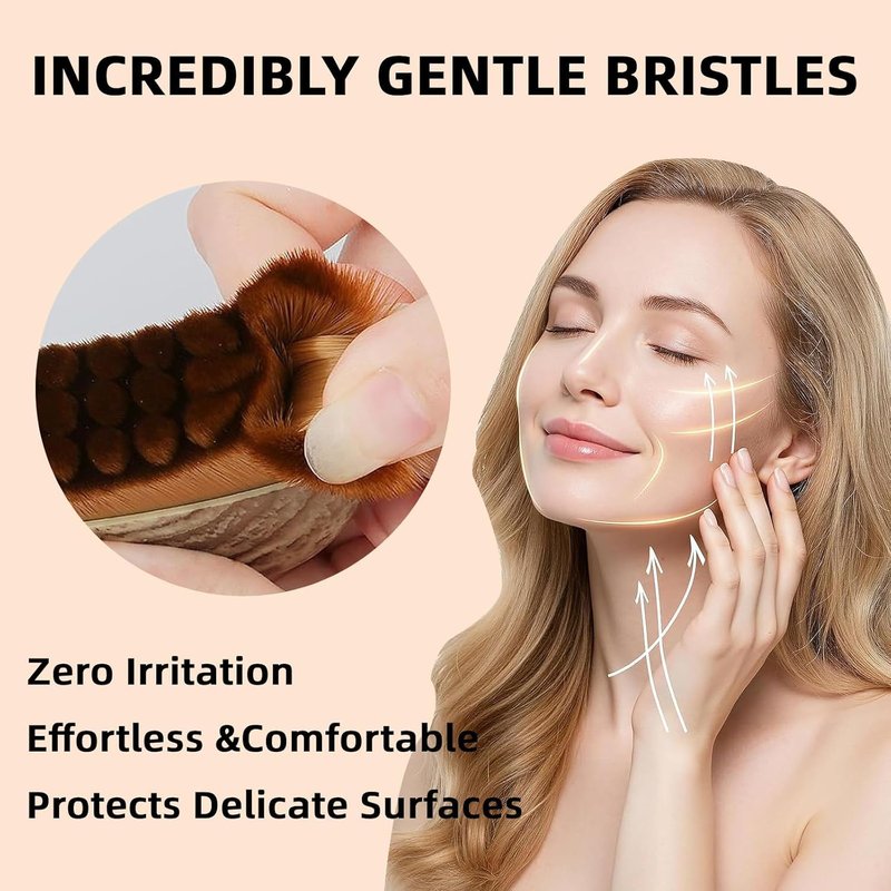 1 PCS Lymphatic Contour Face Brush for Sculpting – Anti-Puffiness, Detox & Lift, Boosts Skin Glow & Skincare Absorption (1 Pcs Contour Face Brush)