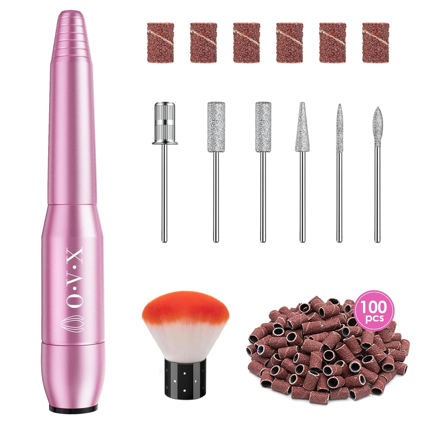 Skiennix Portable Electric Nail Drill - 20000 RPM Professional Manicure & Pedicure Kit | Acrylic Nail Set