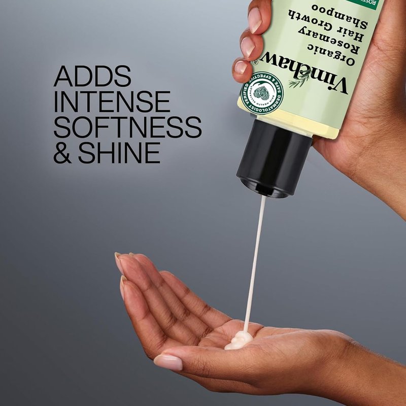 Organic Rosemary Scalp Balance Shampoo - Nourishing Formula for Thinning Hair | 2 Bottles