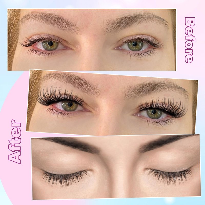 Lash Clusters Natural Eyelash Clusters D-Curly Cluster Lashes zanlufly Wispy Individual Lashes Cluster Eyelash Extension 10 12 14MM DIY Lash Extension