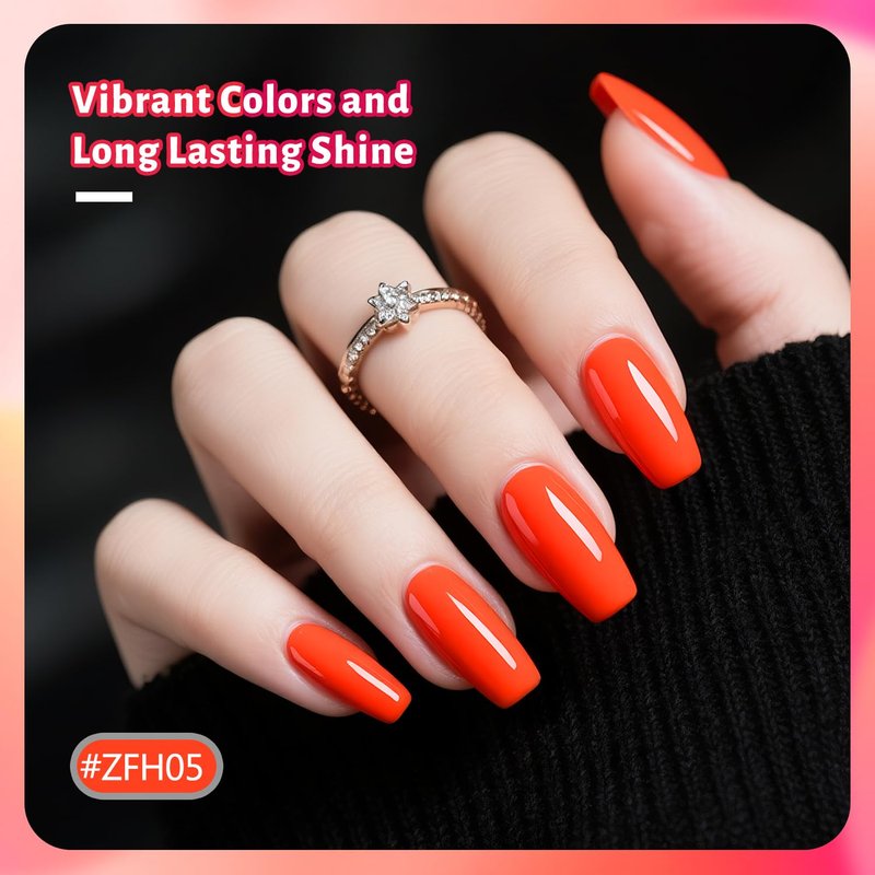 12 PCS Pink Nail Polish Set - 10 Vibrant Colors + 2 Base & Top Coats | Fast Drying, Long Lasting 5ML