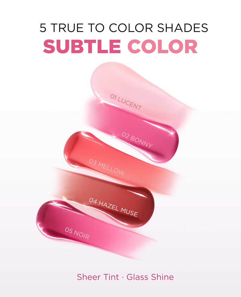 EITHER& Glazed Lip Oil - Glossy Tinted Lip Gloss, High Gloss Moisturizer with Peptides, Lightweight, Non-Sticky for Dry Lips, Lip Care 04 Hazel Muse (10g)