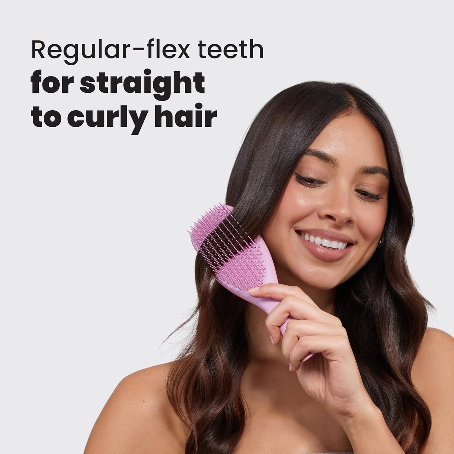 Tangle Teezer Ultimate Detangler Brush - Effortlessly Eliminates Knots & Reduces Breakage | Rosebud Color