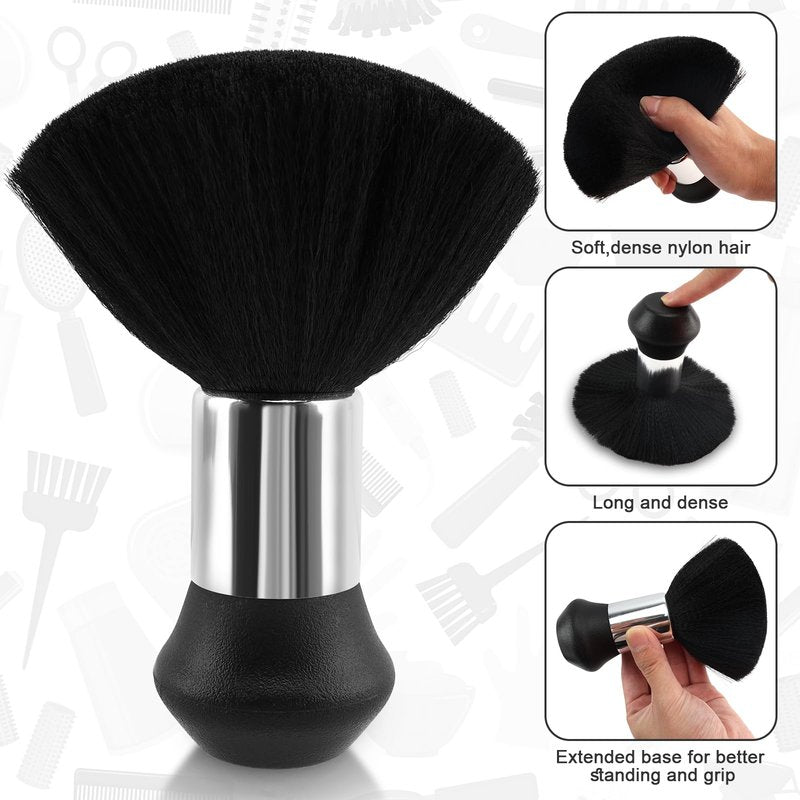 NICEMOVIC Hair Cutting Barber Cape for Men Women Kids with Neck Duster Brush and Barber Brush, Professional Barber Accessories Cleaning Supplies for Salon Haircut Styling