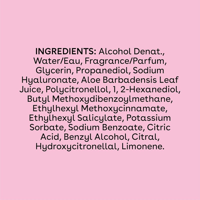 EOS Cashmere Body Mist - Pomegranate Raspberry Body Spray | Moisturizing Hair Mist with Hyaluronic Acid, 6 fl oz