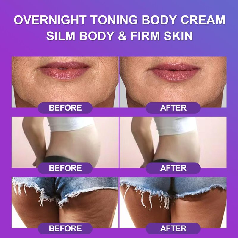 AMRAM Overnight Toning Whip, Skin Tightening, Body Firming Whip That Works While You Sleep, Firming Cream For Loose Skin On The Body(100ml)