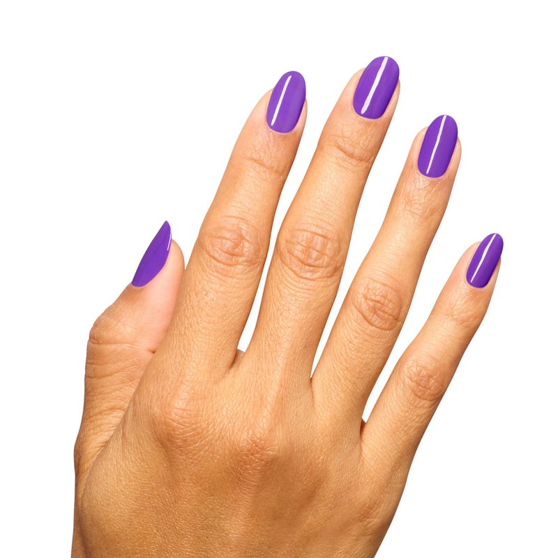 OPI Nail Lacquer Glowin' on Vacay | Opaque Electric Cool Violet Purple Crème Chip Resistant Nail Polish | Trip to the Brite Side | Summer 2026 Collection
