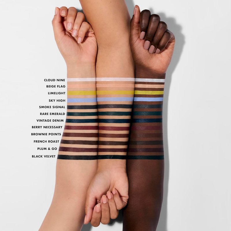 e.l.f. Smoky Kohl Eyeliner - Long-Lasting, Bold Eye Pencil for High-Pigmented Makeup | Vegan, Black Velvet