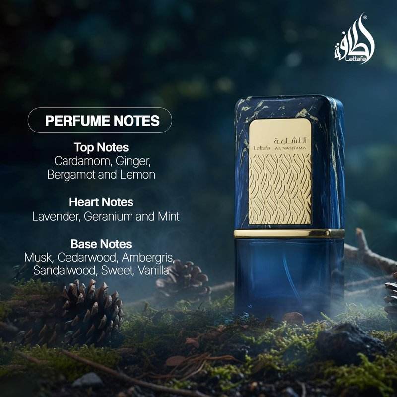 Lattafa Al Nashama Caprice Eau de Parfum Spray - Unisex Fragrance, 3.4 Ounce Bottle