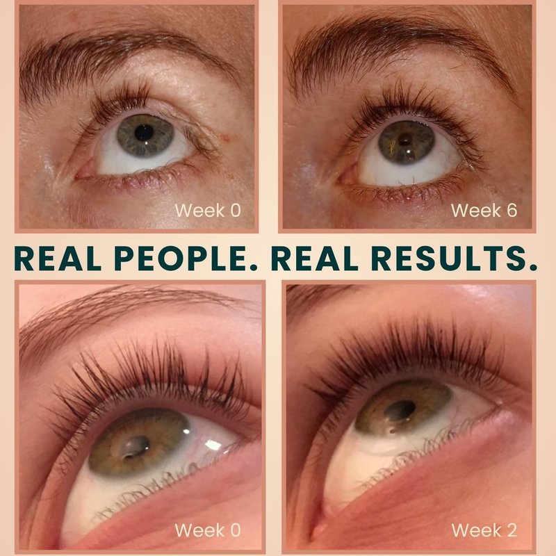 Live Fraiche Organic Castor Oil Lash Serum for Hair Growth, Eyebrow Eyelash Growth Serum, 100% Pure Cold Pressed Hexane Free (2oz Glass Bottle + FILLED Mascara Tube)