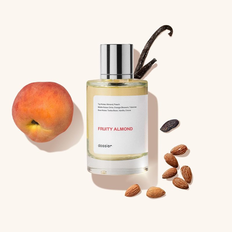 Dossier Fruity Almond Eau de Parfum - Long-Lasting Feminine Fragrance | 3.4 fl oz (100ml)