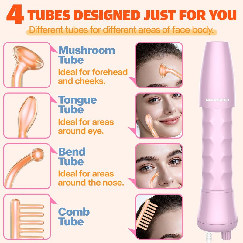 Portable Handheld Skin Therapy Wand - Anti-Aging Facial Treatment Device