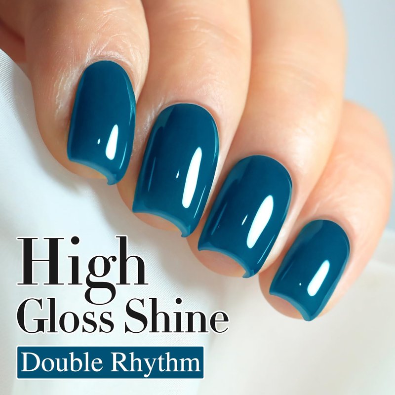 Double Rhythm Gel Polish - Pure Sheer Soak Off for Art Manicure | 15ML Blue (A1458) - DIY at Home