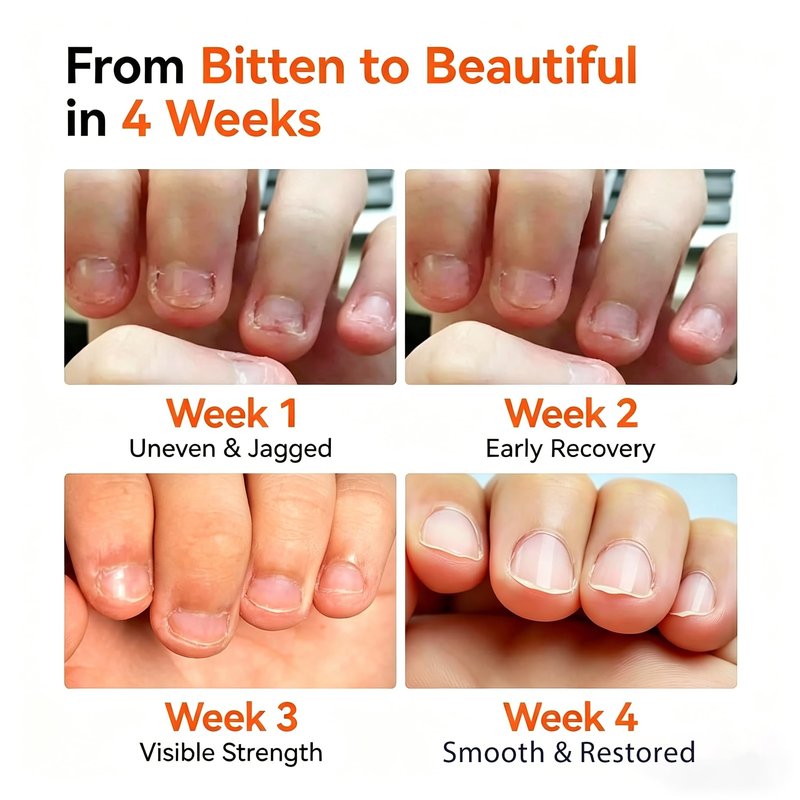 modelones Nail Biting Prevention for Kids New Thumb Sucking Deterrent Bitter No Bite Nail Polish Stop Biting Nails Repair for Damged Nails Care 0.46 fl oz