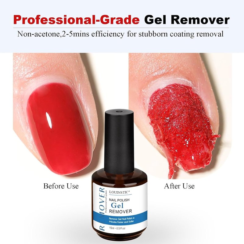 Regine Switzerland Gel Polish Remover Kit - Quick 2-5 Minute Removal with Cuticle Oil & Tool