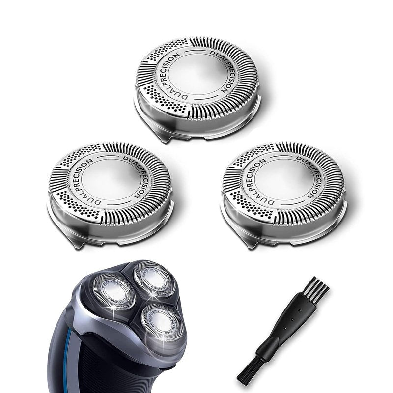 HQ8 Replacement Heads Compatible with Philips PT724/PT735 & More – HQ8 Blades Fit for PT720/721/722/723/725/726/728/729/730, AT830, AT811, Norelco Aquatec Shavers (3 Pcs)