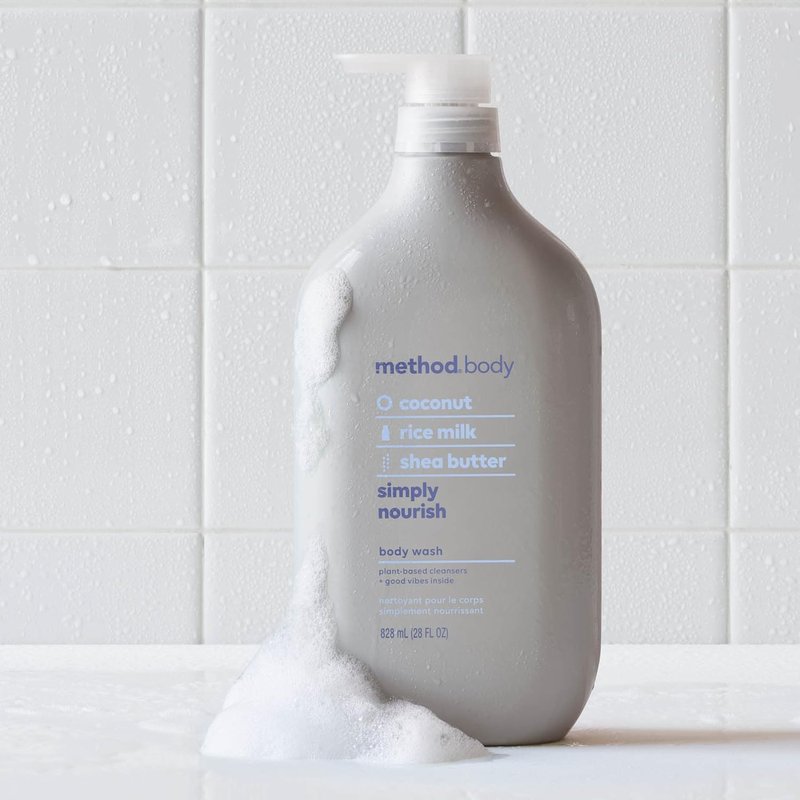 Method Body Wash - Simply Nourish, Paraben & Phthalate Free, 28 Oz | Gentle Hydration for All Skin Types