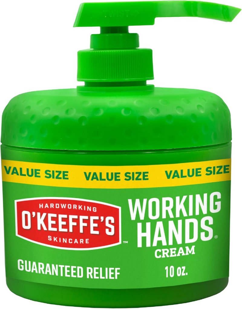 O'Keeffe's Hand Cream for Extreme Dryness - Repair Cracked Skin | 10oz Pump Jar