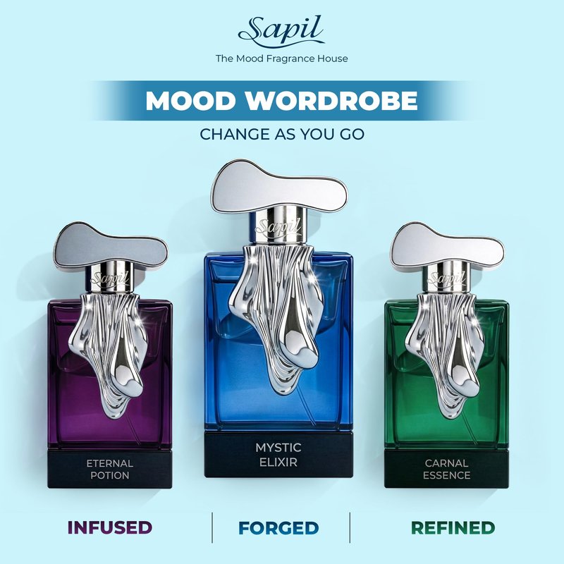 Sapil Mystic Elixir Eau de Parfum Unisex – Aromatic Tobacco Vanilla Perfume with Lavender, Honey and Tonka Bean, Long-Lasting Warm Oriental Fragrance, 100ml
