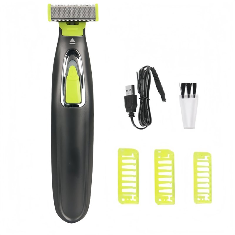 NSXAYIWE Beard Trimmer for Men, Rechargeable Face & Body Hair Trimmer, Washable Mens Electric Razors for Shaving Face, Beard, Mustache Trimmer, Double Sided Tooth Razors for Teen Boys