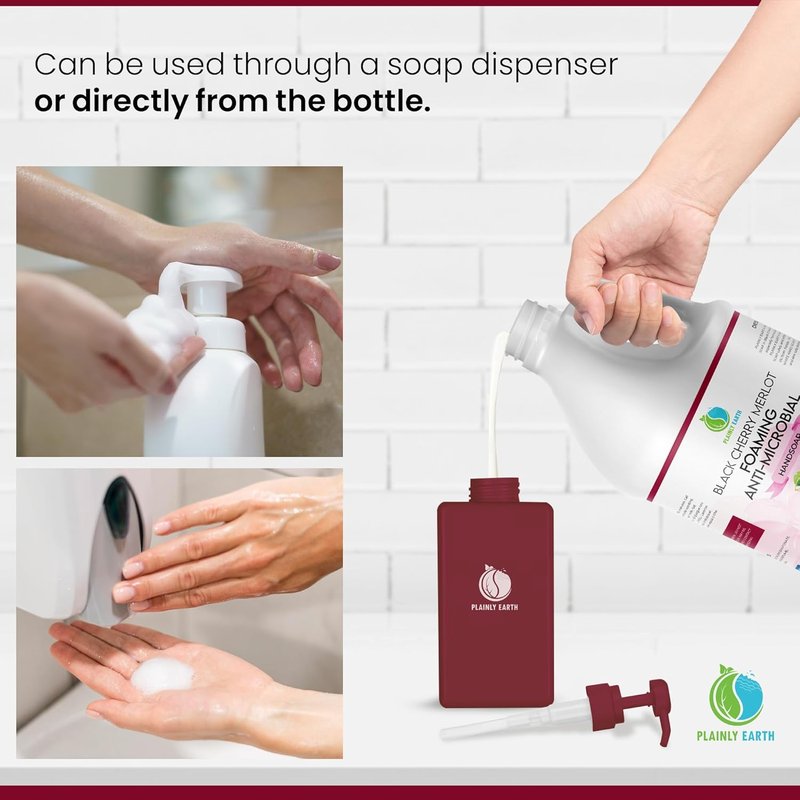 Antibacterial Hand Soap - Moisturizing Liquid Refill | Black Cherry Merlot, 64 oz